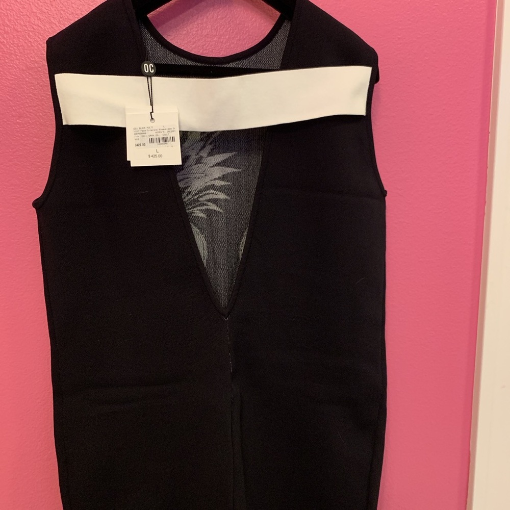 Open ceremony knit bodycon dress - Picture 2 of 4